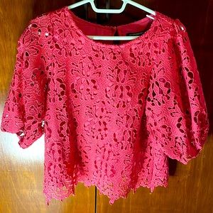 Beautiful pink flowered top